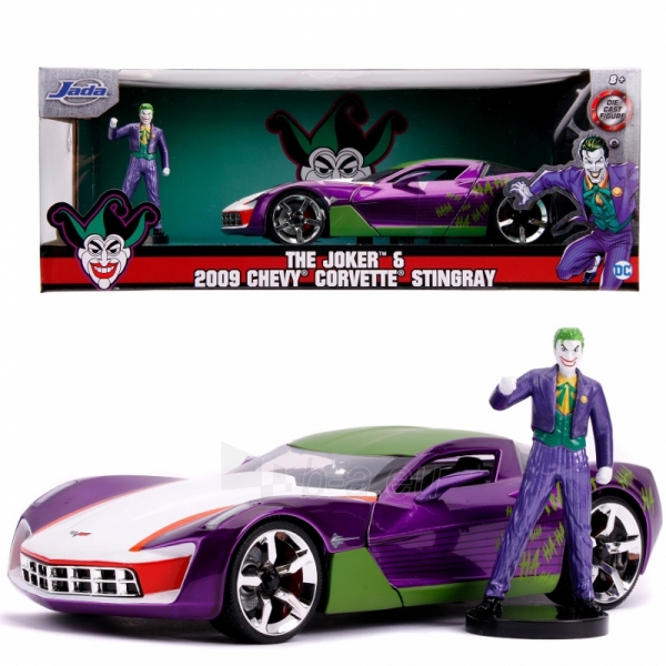 Džokerio figūrėlė su automobiliu, DC comics, 1:24 paveikslėlis 1 iš 14