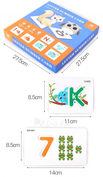 Edukacinis rinkinys - Raidės ir skaičiai paveikslėlis 4 iš 6