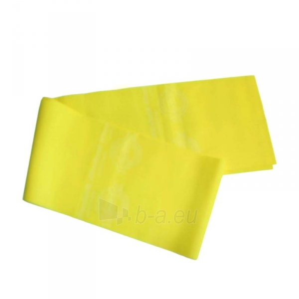 Elastinė juosta Tomaz Sport 150x15x0,45cm Yellow paveikslėlis 1 iš 1