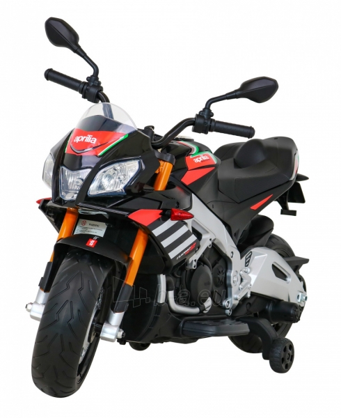 Elektrinis motociklas Aprilia Tuono V4, juodas paveikslėlis 1 iš 14