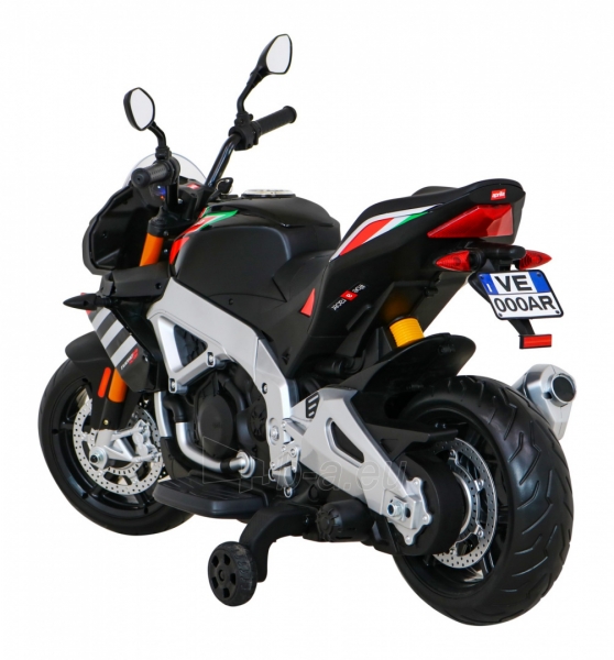 Elektrinis motociklas Aprilia Tuono V4, juodas paveikslėlis 10 iš 14