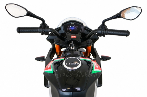 Elektrinis motociklas Aprilia Tuono V4, juodas paveikslėlis 7 iš 14