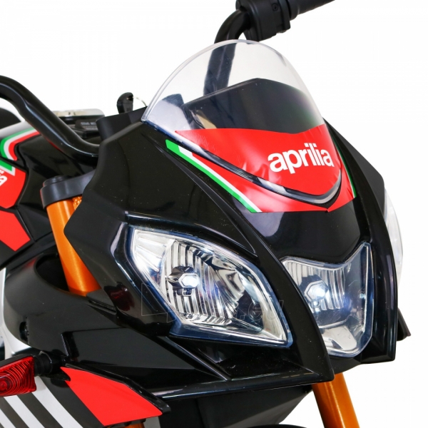 Elektrinis motociklas Aprilia Tuono V4, juodas paveikslėlis 4 iš 14