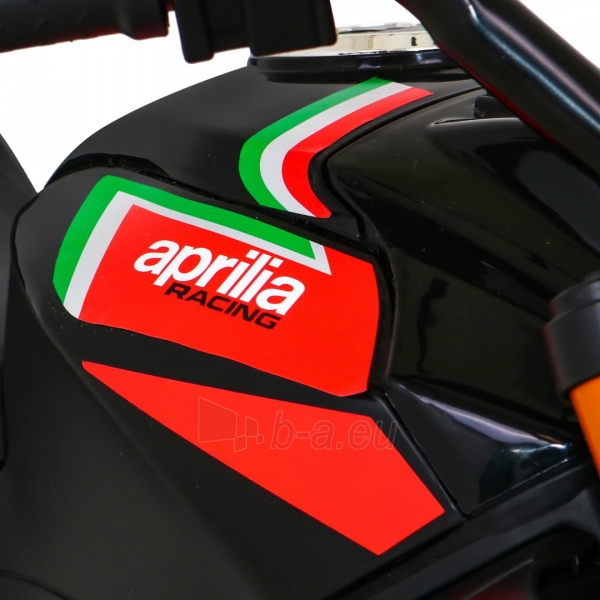 Elektrinis motociklas Aprilia Tuono V4, juodas paveikslėlis 3 iš 14