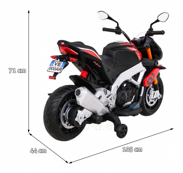 Elektrinis motociklas Aprilia Tuono V4, raudonas paveikslėlis 13 iš 14