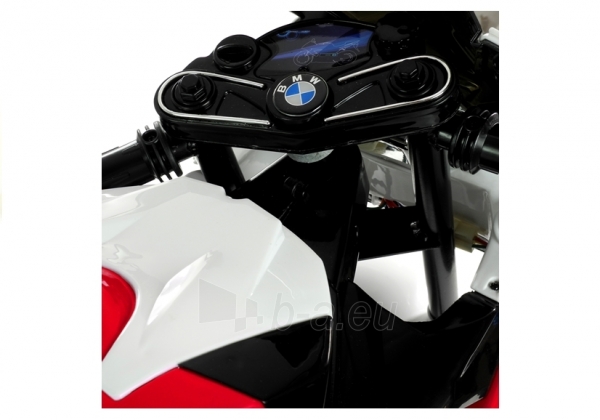 Elektrinis motociklas BMW S1000RR, raudonas paveikslėlis 2 iš 9