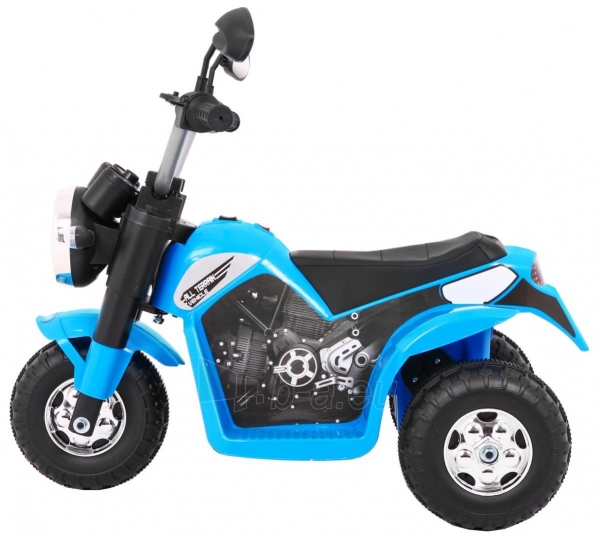 Elektrinis motociklas MiniBike, mėlynas paveikslėlis 4 iš 9