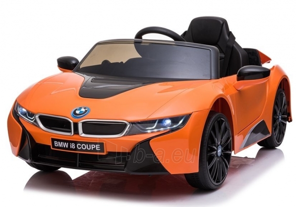 Elektromobilis "BMW I8", oranžinis paveikslėlis 1 iš 12