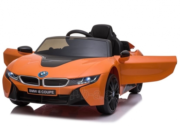 Elektromobilis "BMW I8", oranžinis paveikslėlis 11 iš 12