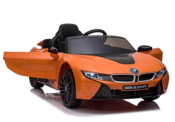 Elektromobilis "BMW I8", oranžinis paveikslėlis 8 iš 12