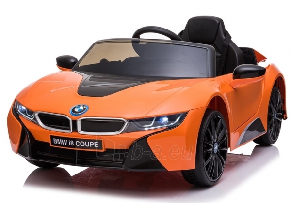 Elektromobilis "BMW I8", oranžinis paveikslėlis 7 iš 12