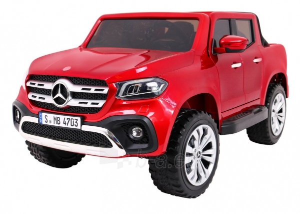 Elektromobilis Mercedes Benz X-Class MP4, lakuotas raudonas paveikslėlis 1 iš 15