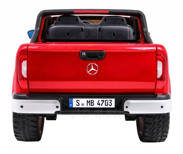 Elektromobilis Mercedes Benz X-Class MP4, lakuotas raudonas paveikslėlis 7 iš 15