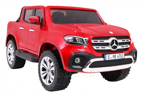 Elektromobilis Mercedes Benz X-Class MP4, lakuotas raudonas paveikslėlis 5 iš 15