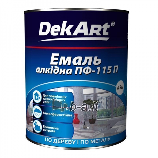 Emalis PF-115P DekART mėlynas 2,8 kg paveikslėlis 1 iš 1