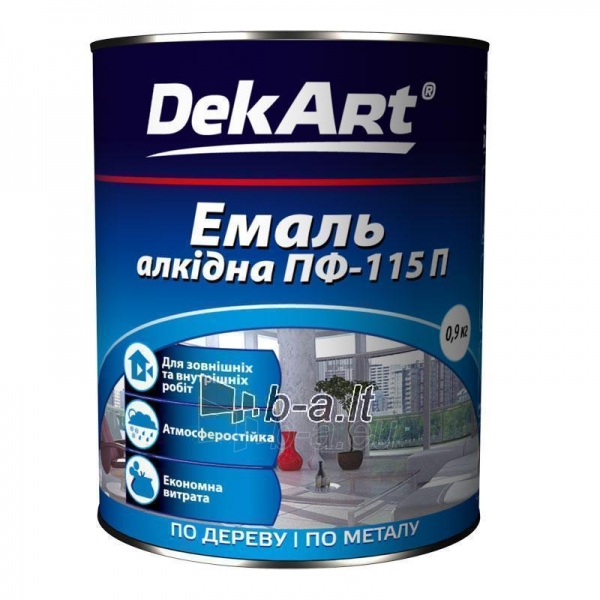 Emalis PF-115P DekART geltonas 2,8 kg paveikslėlis 1 iš 1