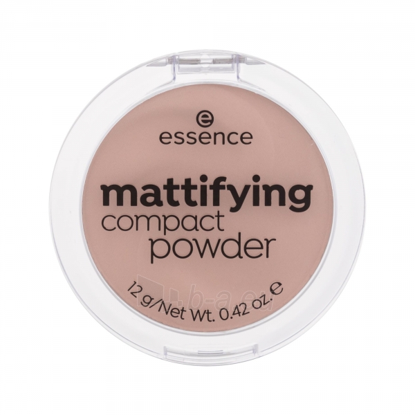 Essence Mattifying Compact Powder Cosmetic 12g 10 Light Beige paveikslėlis 2 iš 2