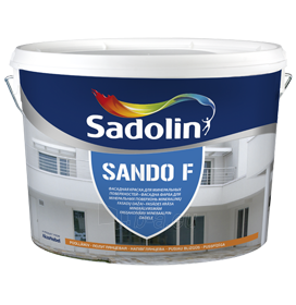 Fasadų ir cokolių dažai Sando F matiniai BW 10ltr. paveikslėlis 1 iš 1