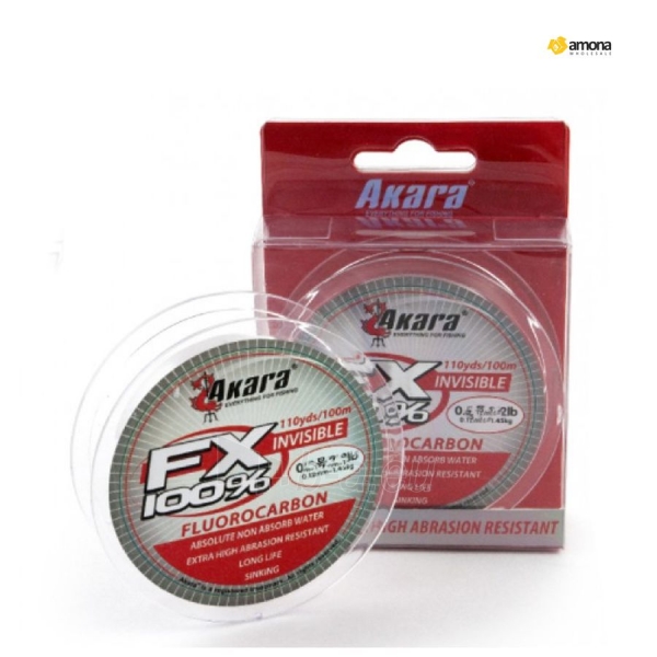 Fluorokarboninis valas AKARA FX 0.29mm 100m, 0.20 mm paveikslėlis 1 iš 1