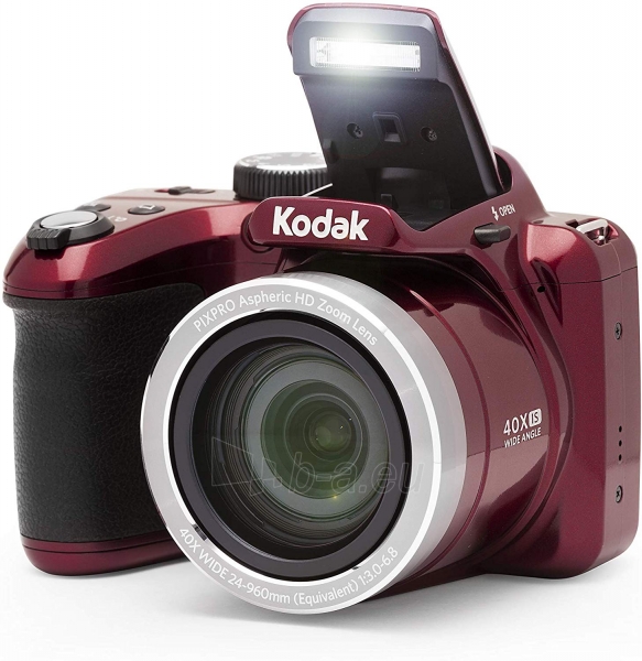 Fotoaparatas Kodak AZ401 Red paveikslėlis 3 iš 5