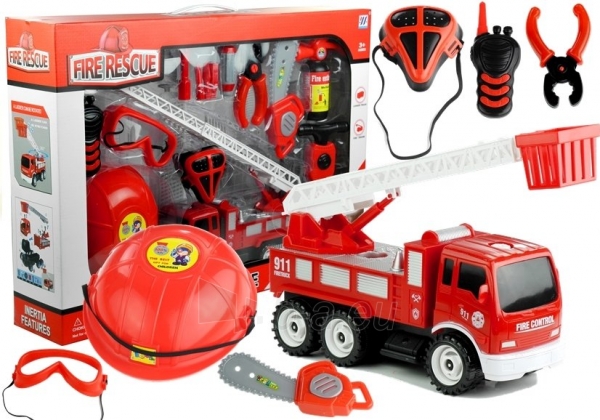 Gaisrininko rinkinys "Fire Rescue" paveikslėlis 1 iš 9