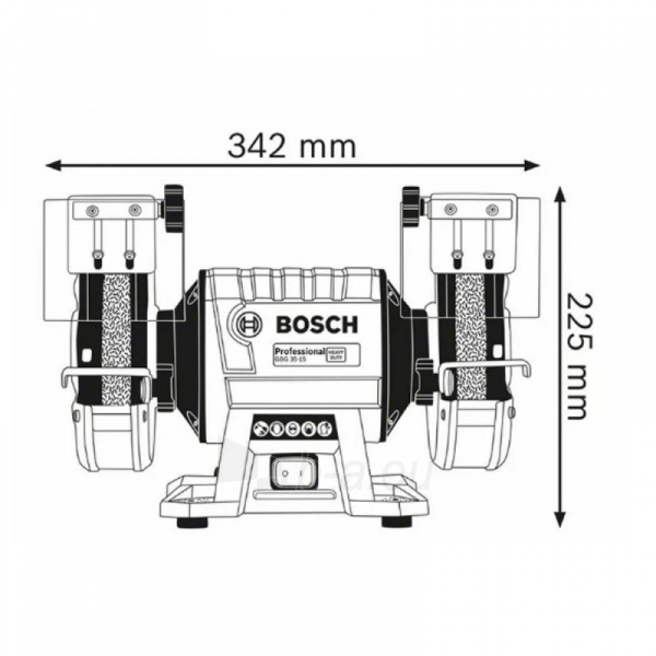 Galandimo staklės BOSCH GBG 35-15 paveikslėlis 2 iš 4