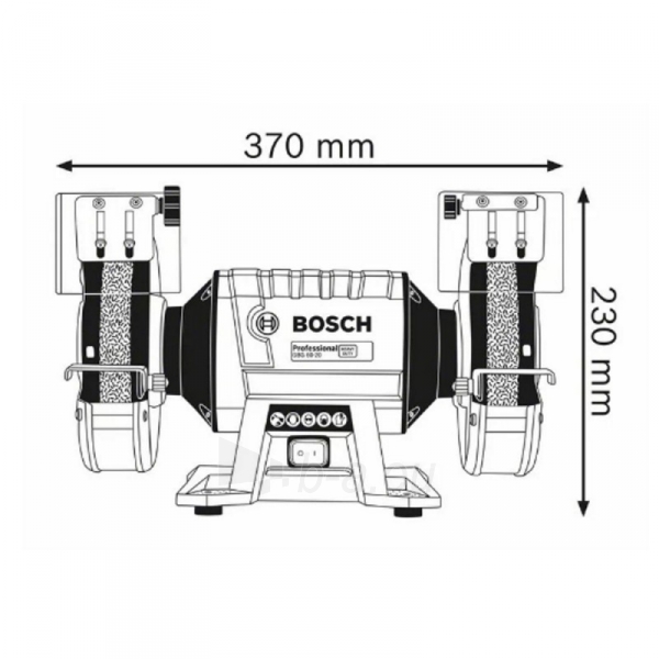 Galandimo staklės BOSCH GBG 60-20 paveikslėlis 2 iš 5