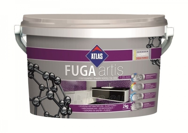 ATLAS ARTIS GROUT - highly flexible fine aggregate grout 036 dark grey 2 kg bucket paveikslėlis 1 iš 1