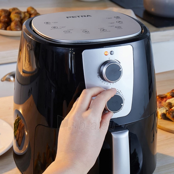 Gruzdintuvė Petra PT5175VDEEU10 Manual Air Fryer 5.2L paveikslėlis 5 iš 10