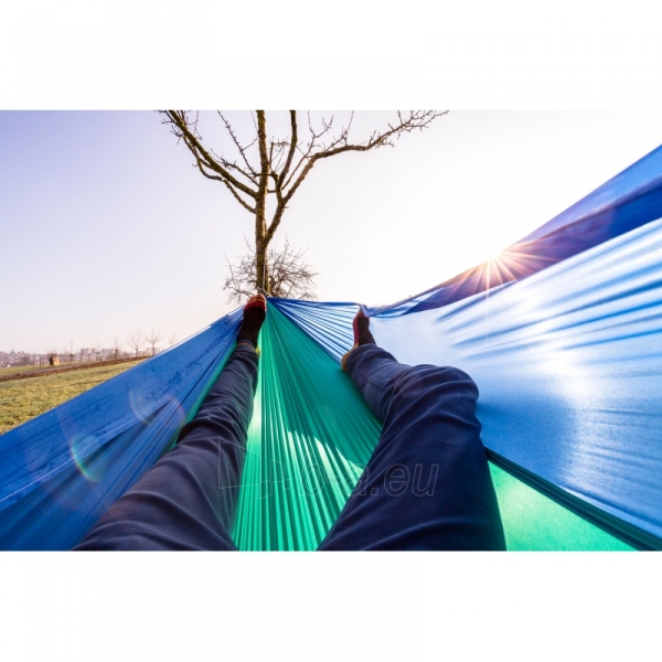 Hamakas ADVENTURE HAMMOCK, Ice Blue paveikslėlis 11 iš 21