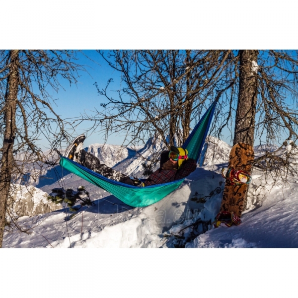 Hamakas ADVENTURE HAMMOCK, Ice Blue paveikslėlis 5 iš 21