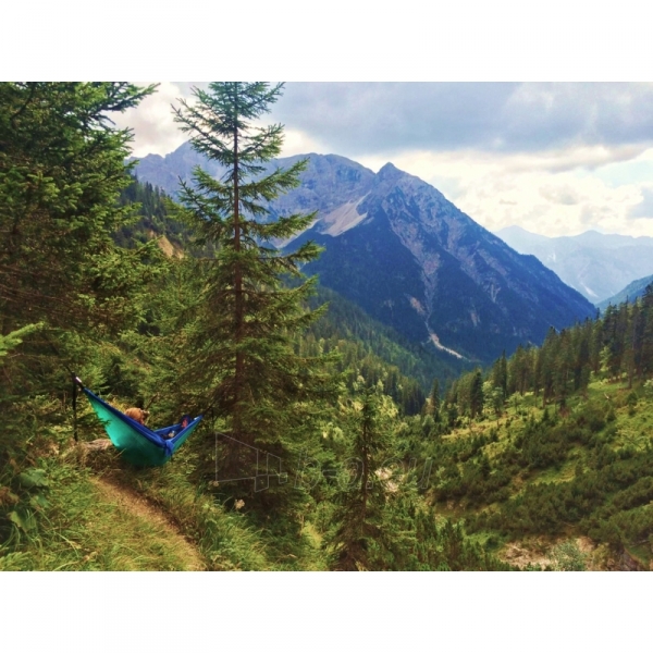 Hamakas ADVENTURE HAMMOCK, Ice Blue paveikslėlis 7 iš 21