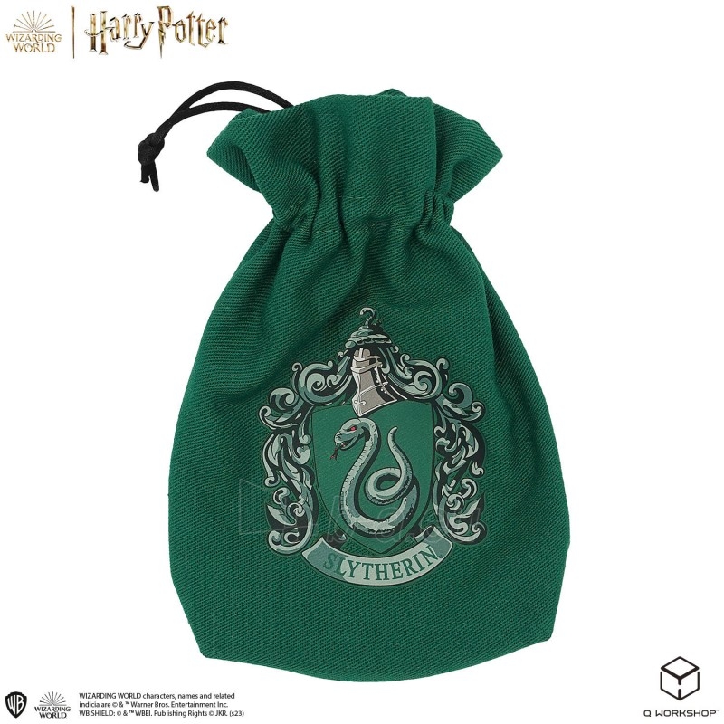 Harry Potter. Slytherin Dice & Pouch kauliukų ir maišelio rinkinys paveikslėlis 4 iš 5