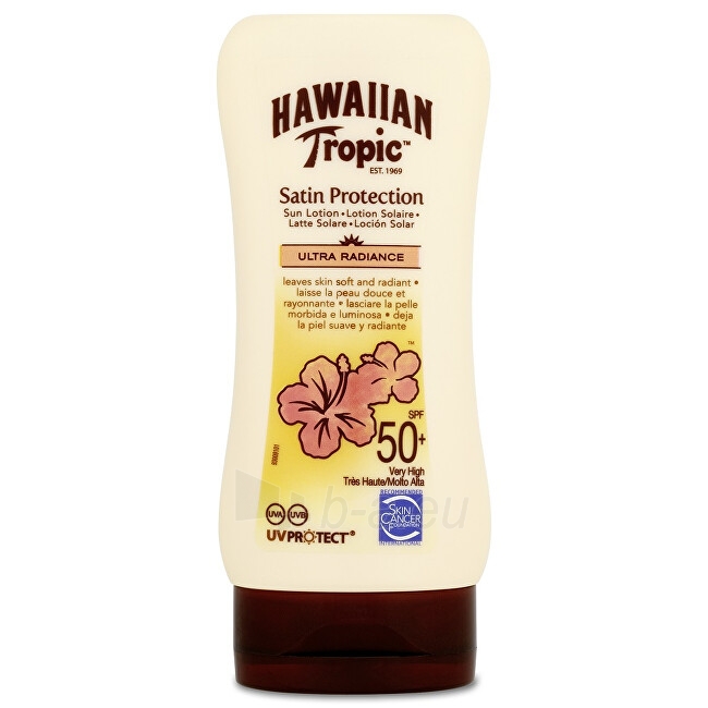 Įdegio kremas Hawaiian Tropic SPF 50+ Satin Protection 180 ml paveikslėlis 1 iš 3