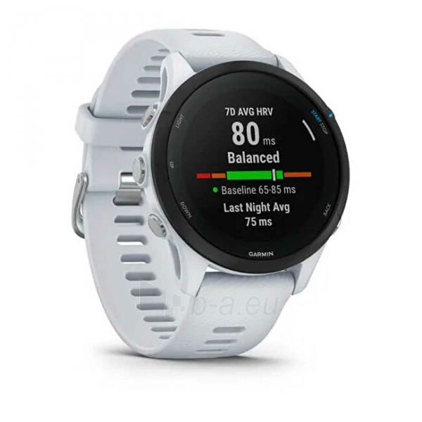 Išmanus laikrodis Garmin Forerunner 255 Music Whitestone 010-02641-31 paveikslėlis 6 iš 8