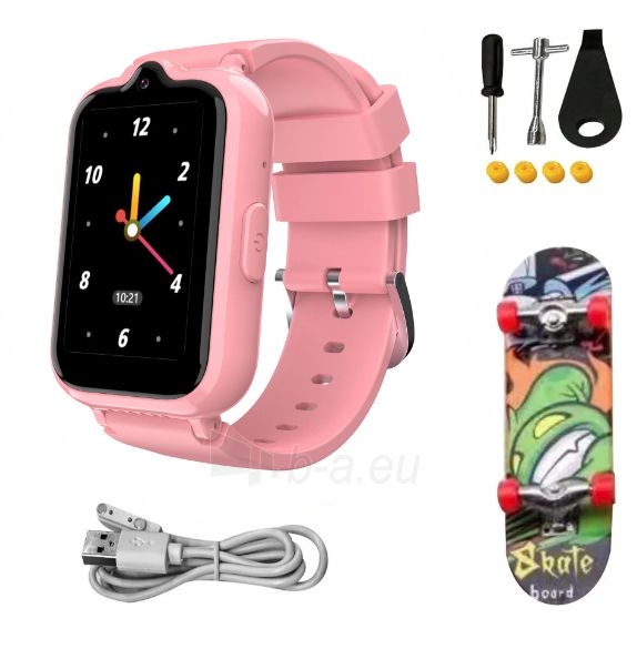 Išmanus laikrodis Manta Junior Joy 4G SWK03PK Pink paveikslėlis 4 iš 7