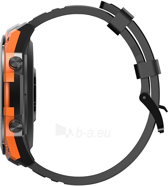 Išmanus laikrodis Wotchi AMOLED Smartwatch DM55 – Orange - Black paveikslėlis 3 iš 9