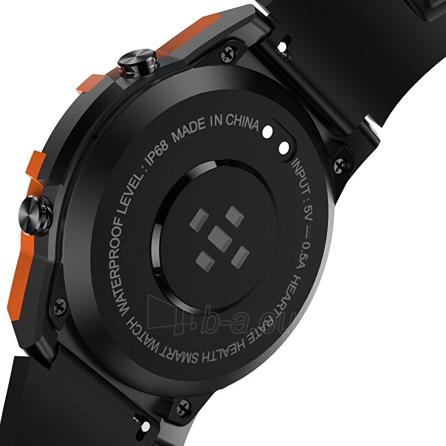 Išmanus laikrodis Wotchi AMOLED Smartwatch DM55 – Orange - Black paveikslėlis 4 iš 9