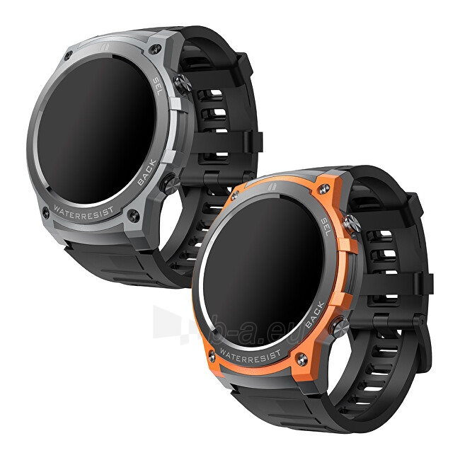 Išmanus laikrodis Wotchi AMOLED Smartwatch DM55 – Orange - Black paveikslėlis 6 iš 9