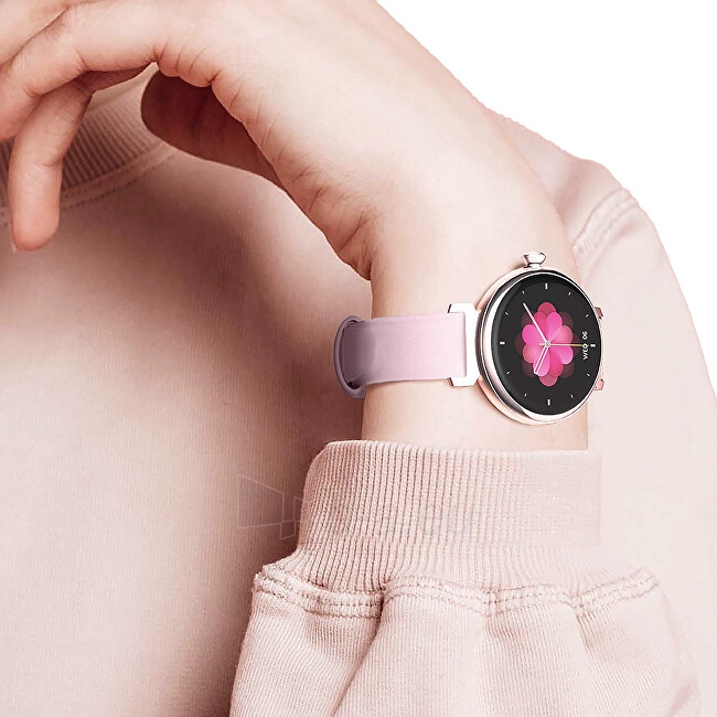 Išmanus laikrodis Wotchi AMOLED Smartwatch DM70 – Rose Gold - Pink paveikslėlis 3 iš 8