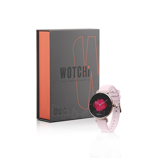 Išmanus laikrodis Wotchi AMOLED Smartwatch DM70 – Rose Gold - Pink paveikslėlis 5 iš 8