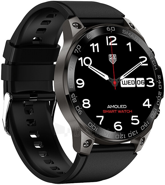 Išmanus laikrodis Wotchi AMOLED Smartwatch WD50BK - Black paveikslėlis 8 iš 10