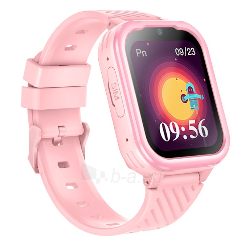 Išmanusis watch vaikams su lietuvišku meniu Garett Kids Essa 4G Pink paveikslėlis 2 iš 10