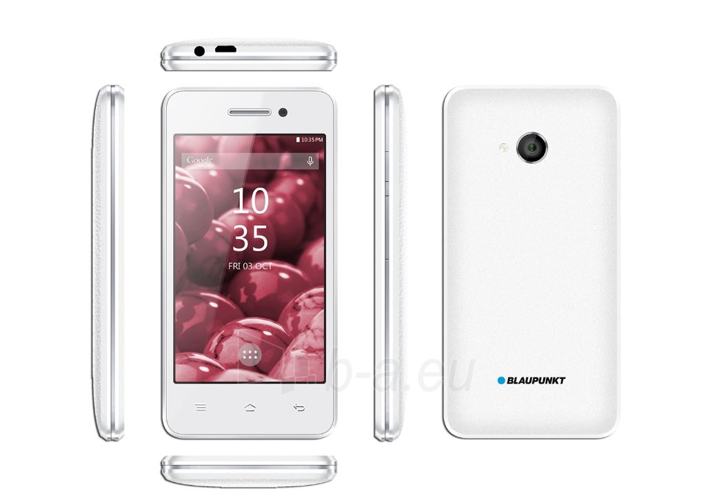 Smart phone Blaupunkt SM 01 white ENG/RUS paveikslėlis 3 iš 3