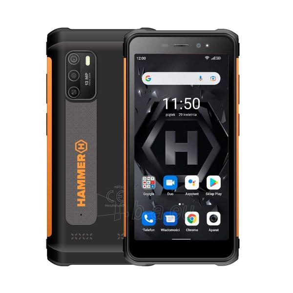 Išmanusis telefonas MyPhone Hammer Iron 4 Dual orange Extreme Pack paveikslėlis 2 iš 4