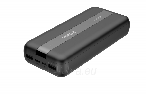 Išorinė baterija Tellur PBC203 20000mAh black paveikslėlis 2 iš 2