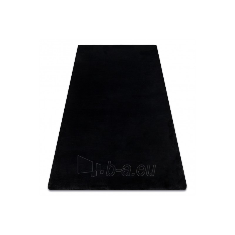 Juodas kailio imitacijos kilimas POSH | 160x220 cm paveikslėlis 17 iš 17