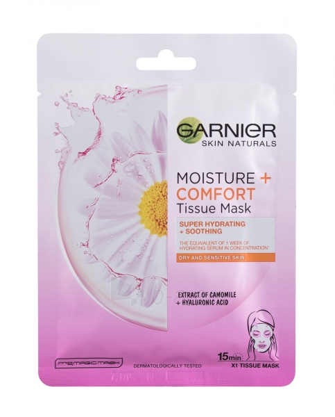 Kaukė jautriai odai Garnier Skin Naturals Moisture + Comfort 1vnt paveikslėlis 1 iš 1