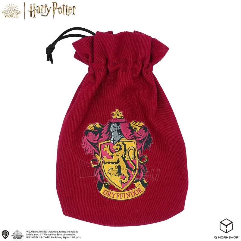 Kauliukų ir maišelio rinkinys Harry Potter. Gryffindor Dice & Pouch paveikslėlis 3 iš 5