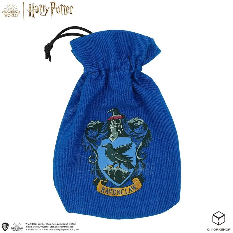 Kauliukų ir maišelio rinkinys Harry Potter. Ravenclaw Dice & Pouch paveikslėlis 5 iš 5